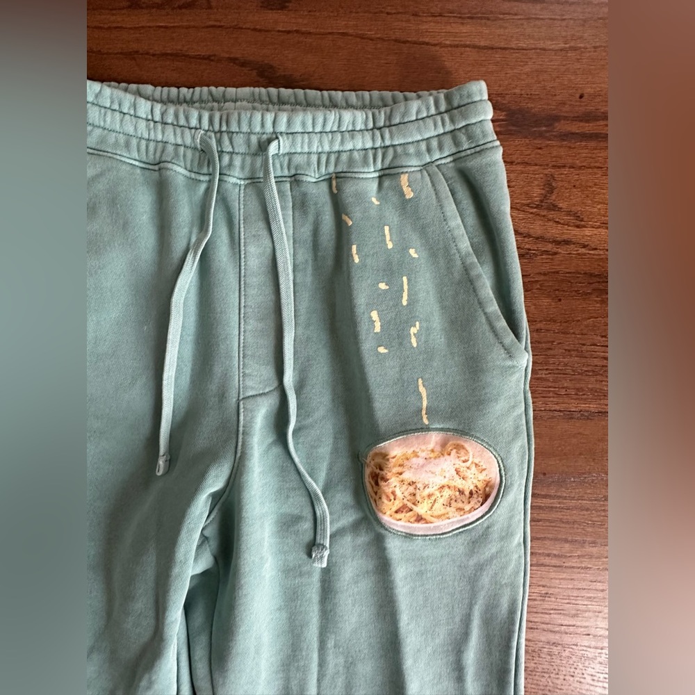 Mr Eatwell Miss Eatwell Parm Novelty Sweatpants, 100… Gem